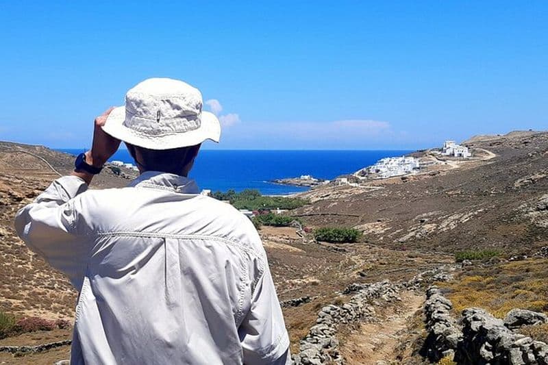 Aventure de randonnée d'une demi-journée à Mykonos