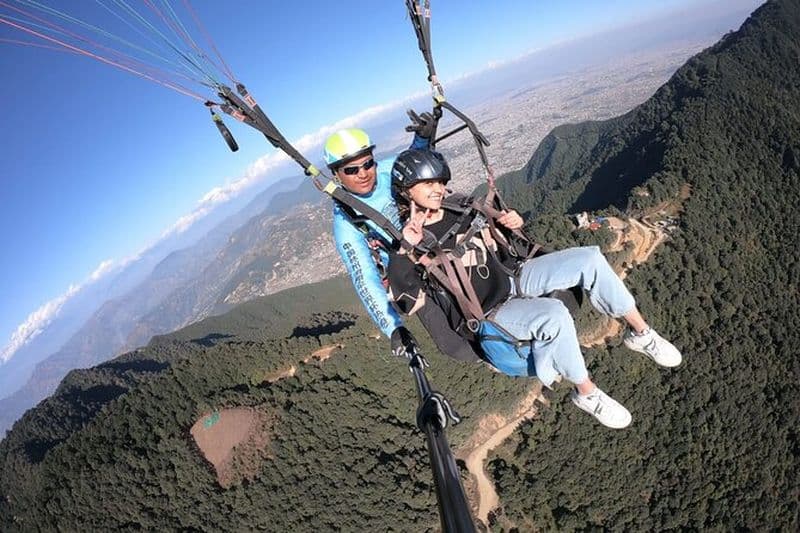 Parapente à Katmandou