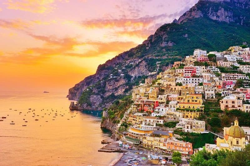 Croisière au coucher du soleil au départ de Positano, Praiano, Amalfi, Minori ou Maiori