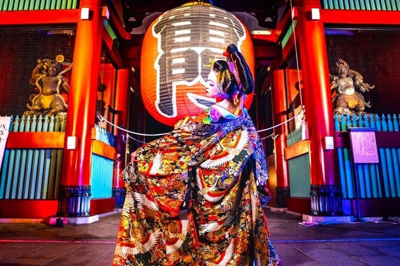 Théâtre de cabaret de danse japonaise de Tokyo Asakusa-Kaguwa