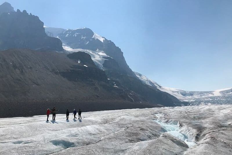 Marchez légèrement les randonnées glaciaires
