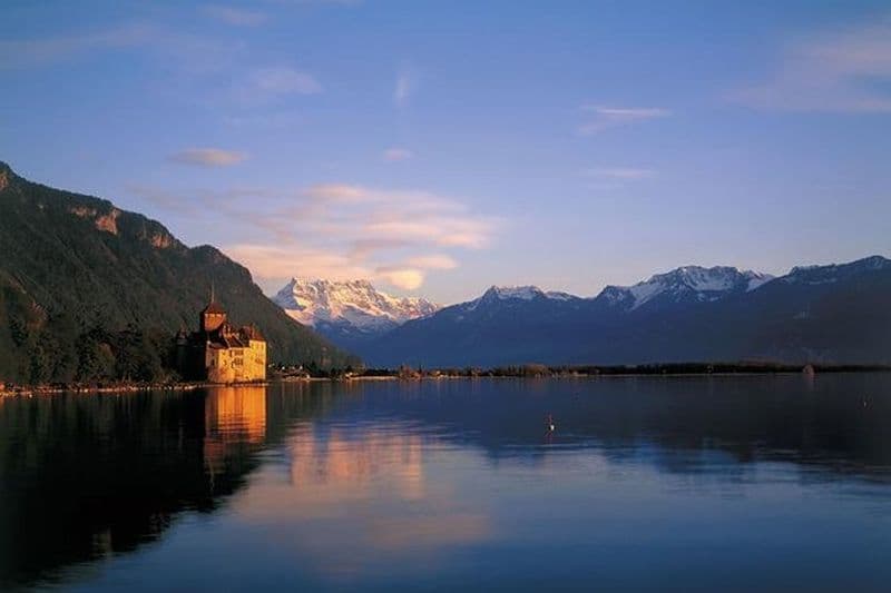 Château de Chillon & Tour du monde de Chaplin avec croisière au départ de Lausanne