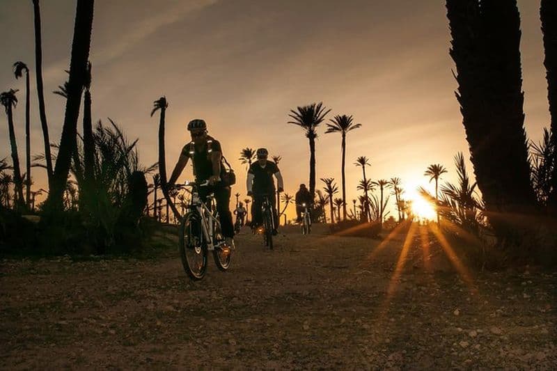 Visite en vélo tout-terrain de la Palmeraie au départ de Marrakech