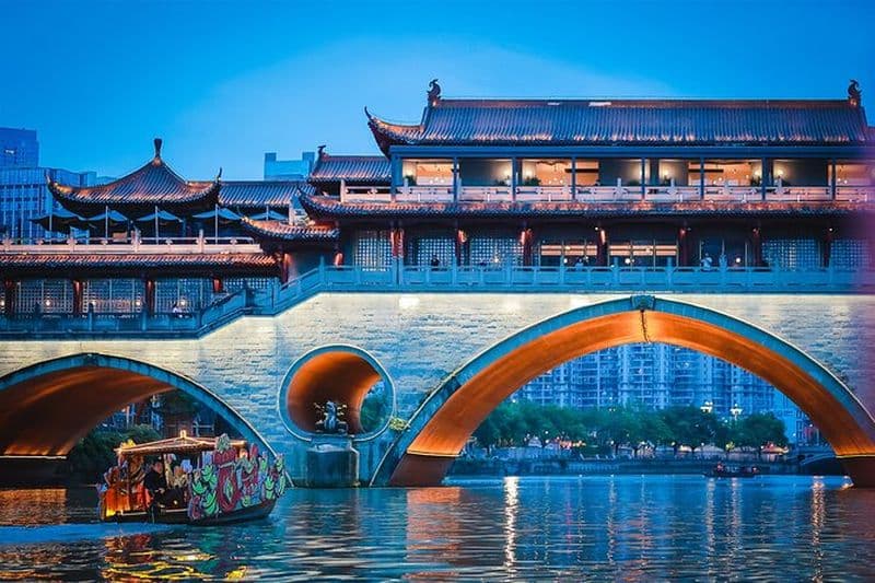 Chengdu: Billets de croisière nocturne sur le fleuve JinJiang