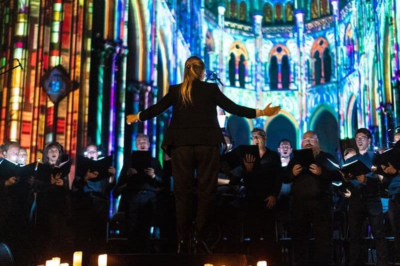 Cathédrale de Strasbourg: Spectacle son et lumière - LUMINISCENCE