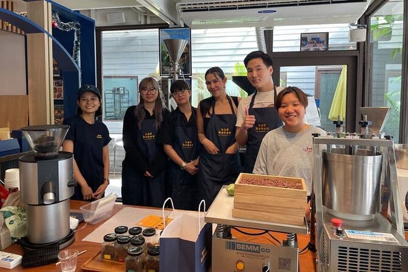 Atelier de chocolat de haricots à barres