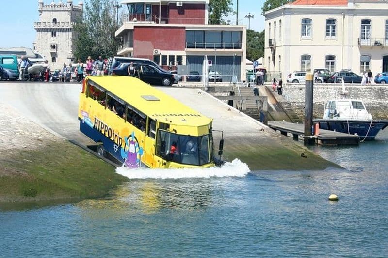 Visite touristique de 90 min en véhicule amphibie à Lisbonne