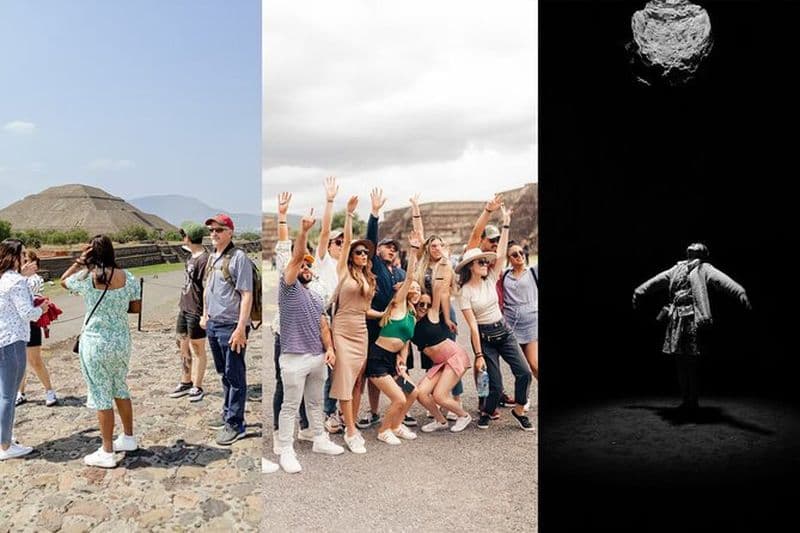 Pyramides et grotte de Teotihuacan [Pick up - Drop Off]