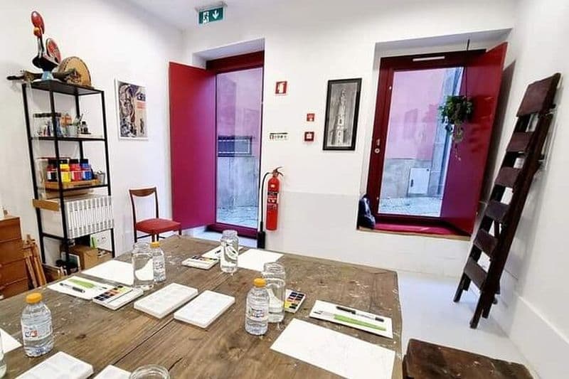 Créer une aquarelle avec Hugo do Lago à Porto