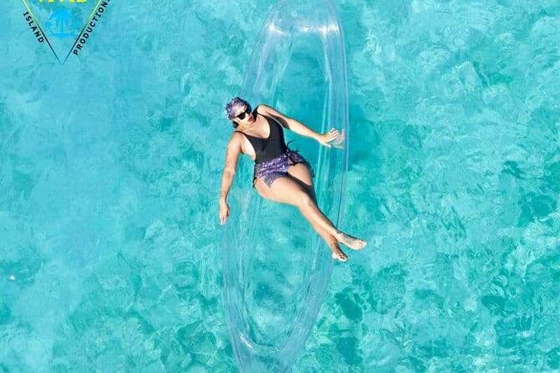 Séance photo en kayak transparent + cocktail offert Nassau, Bahamas