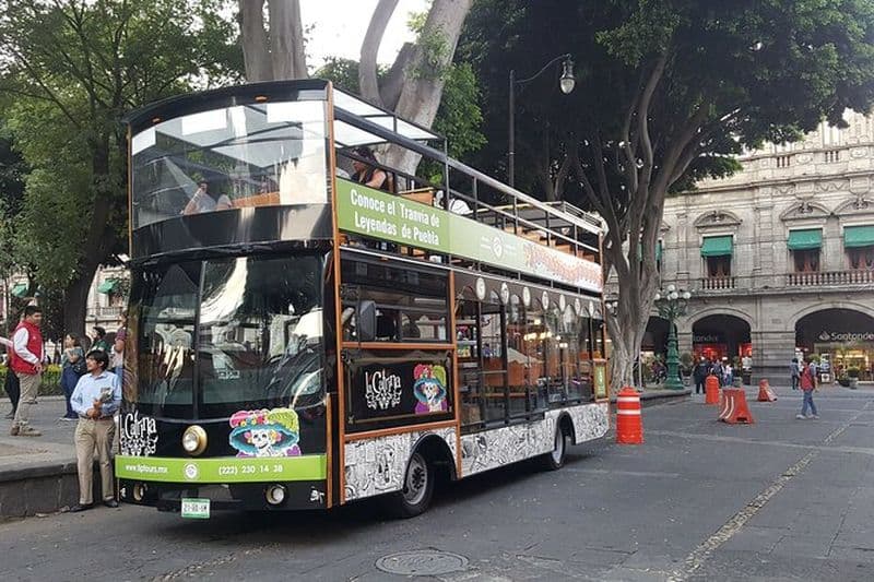Tranvía DE Puebla : Hop - On - Hop - Off Bus à impériale