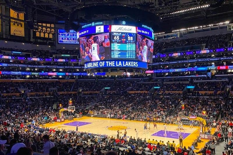 Match de basket des Los Angeles Lakers sur Crypto.com Arena
