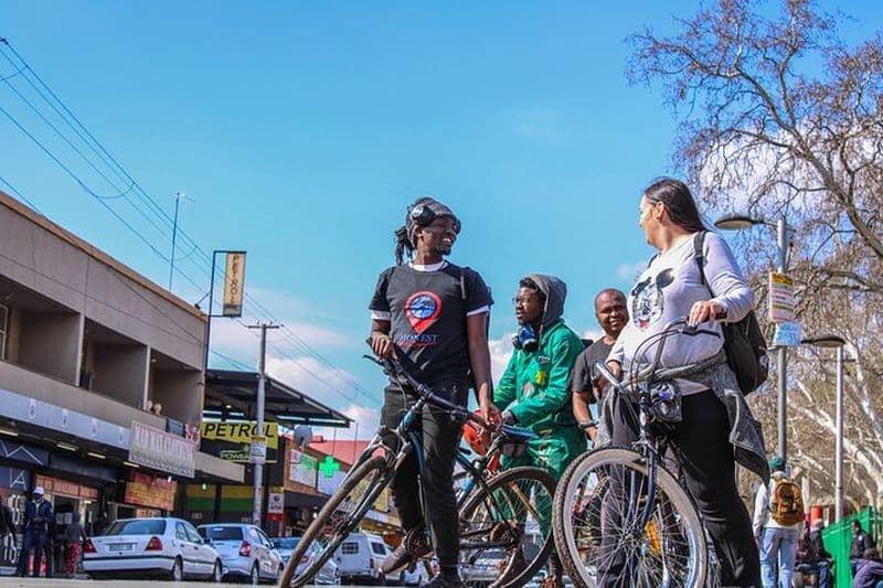 Visite à vélo ou à pied de Johannesburg - y compris le déjeuner