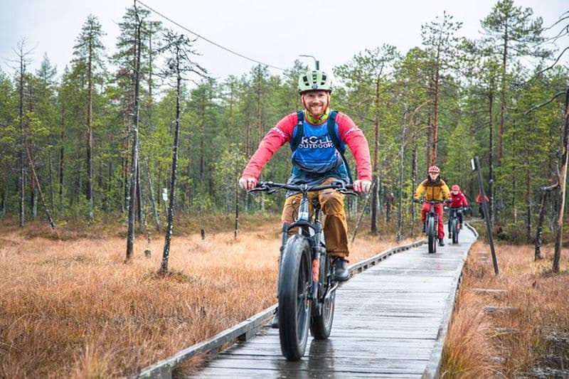 Balade panoramique privée en vélo électrique à Rovaniemi