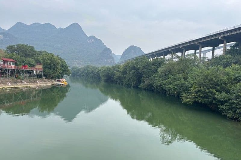 Excursion privée d'une journée au couloir de peinture de la rivière Lian à Yangshan au départ de Guangzhou