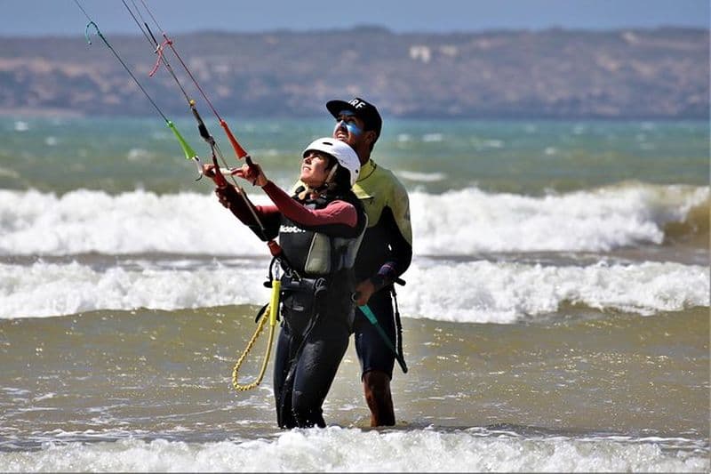 Leçons individuelles de kitesurf à Essaouira