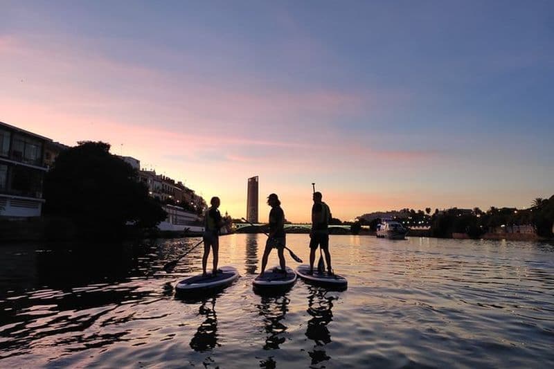Séville : coucher de soleil en paddle surf