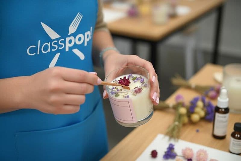 Faites votre propre bougie dans un bar à vin local à Atlanta