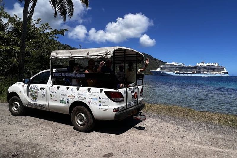Navires de croisière de Moorea : 4x4, Belvedere, Pineapple et Magic Mountain
