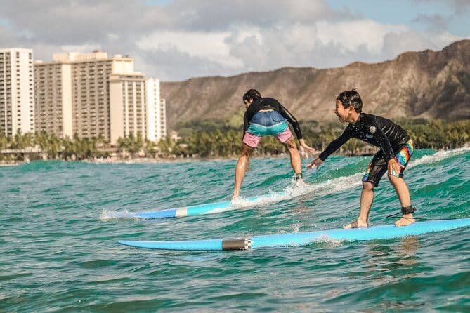 Cours de surf en groupe privé Waikiki