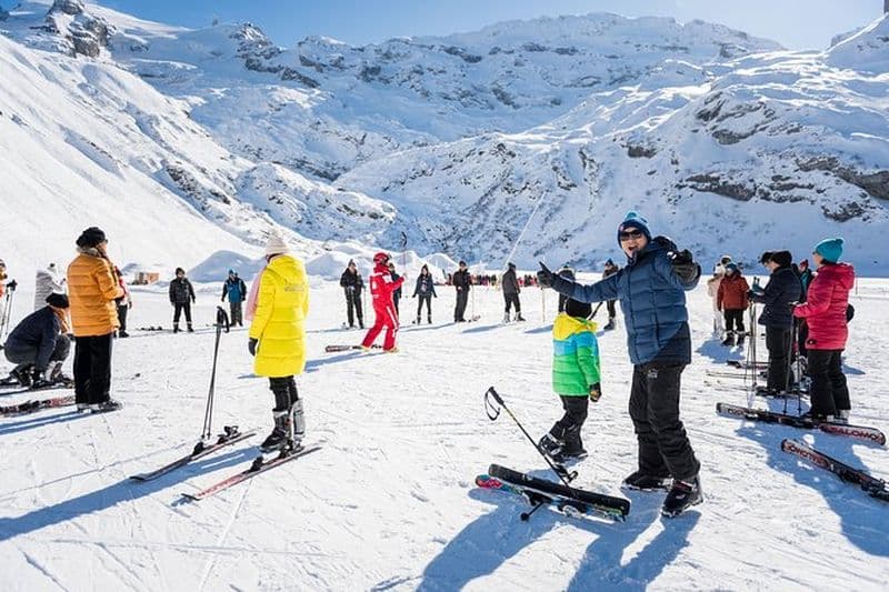 Mt. Titlis Première expérience de ski de Zurich
