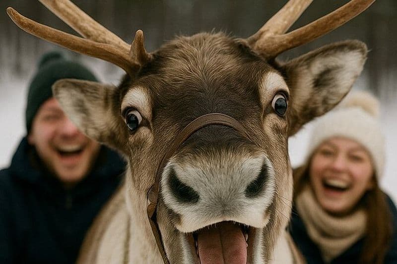 Safari Levi Reindeer - Long ou rapide - avec balade en traîneau