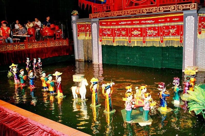 Billets de théâtre de marionnettes sur l'eau de Thang