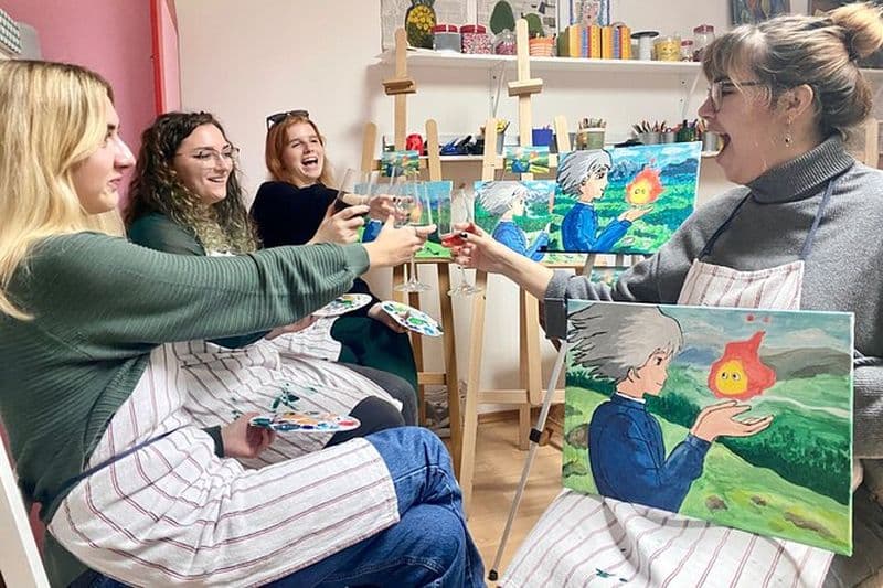 Peinture et vin à Samobor