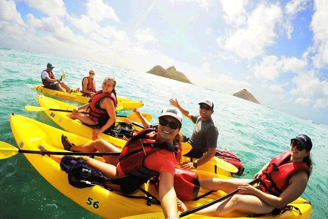Découverte autoguidée en kayak à Kailua, Oahu