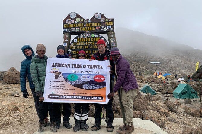 6 jours sur la route Machame, escalade du Kilimandjaro