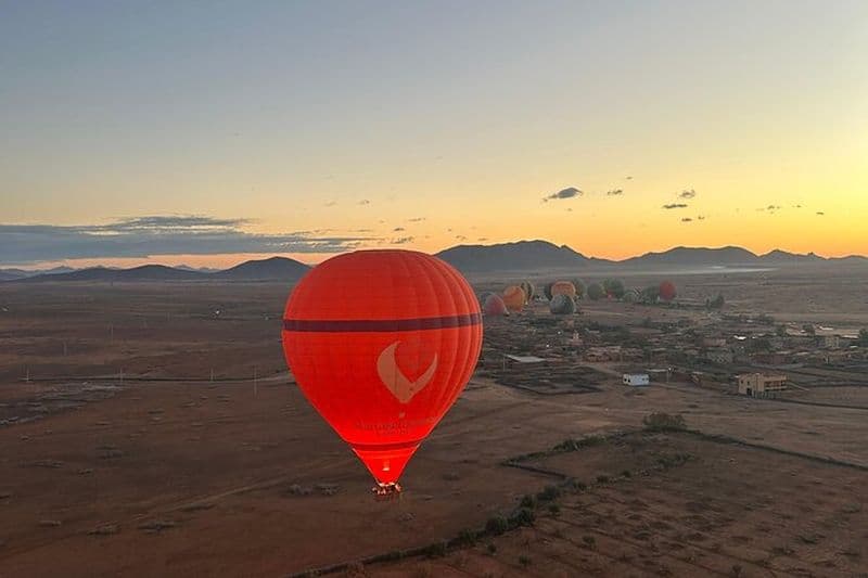 Vol en montgolfière au-dessus de Marrakech avec petit-déjeuner traditionnel