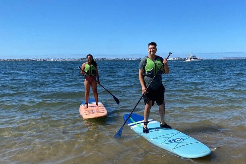 Leçon de stand up paddle sur la baie de San Diego