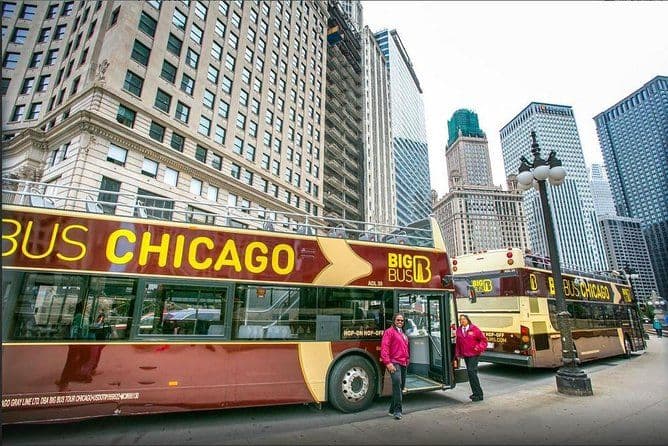 Big Bus Chicago : Visite touristique hop-on hop-off, pass 24/48/72h