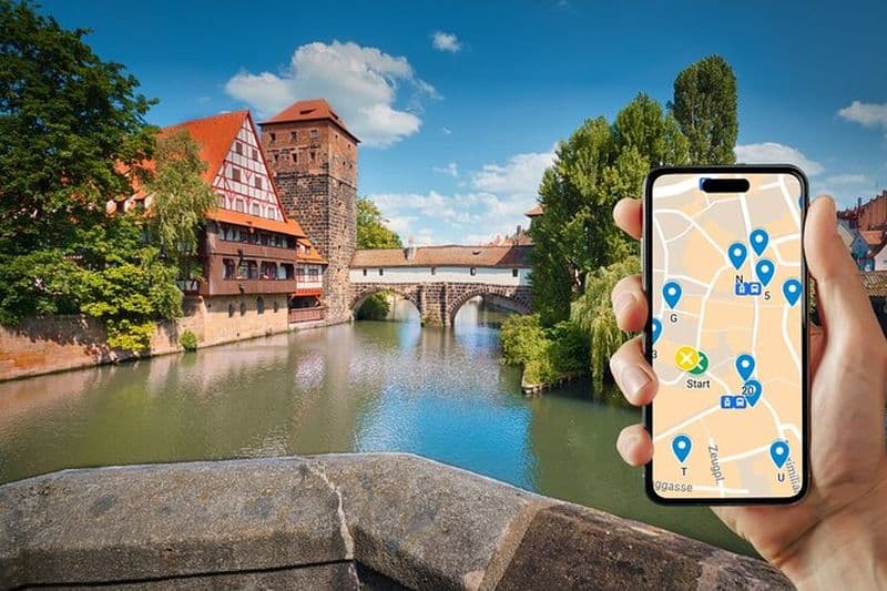 Chasse au trésor autoguidée et rallye urbain à Nuremberg