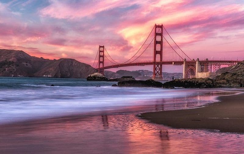 Expérience privée de photographie au coucher du soleil à San Francisco