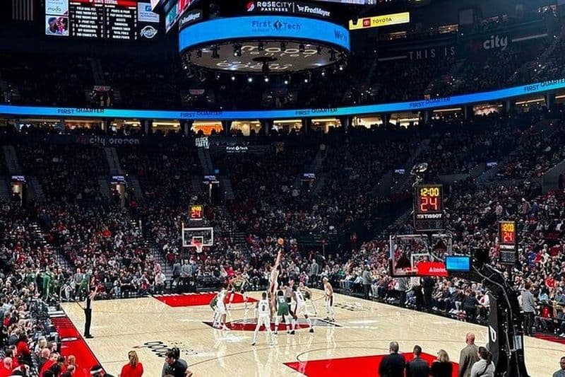 Match de basket des Trail Blazers de Portland au Moda Center