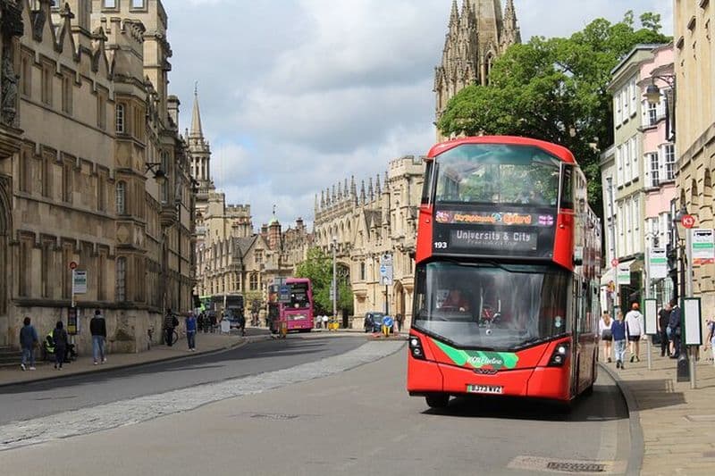 Visite guidée de la ville Oxford Hop-On Hop-Off Bus Tour