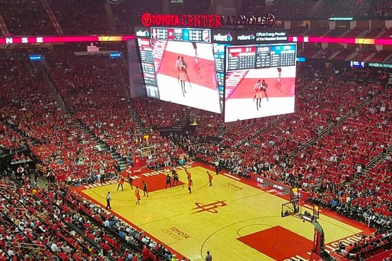 Billet pour un match de basket-ball des Houston Rockets au Toyota Center