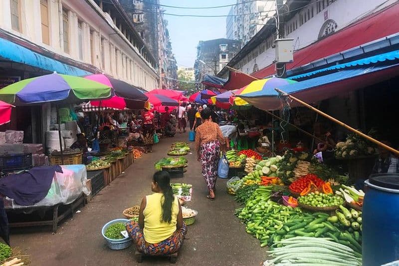 Visite à pied de la ville cosmopolite de Yangon