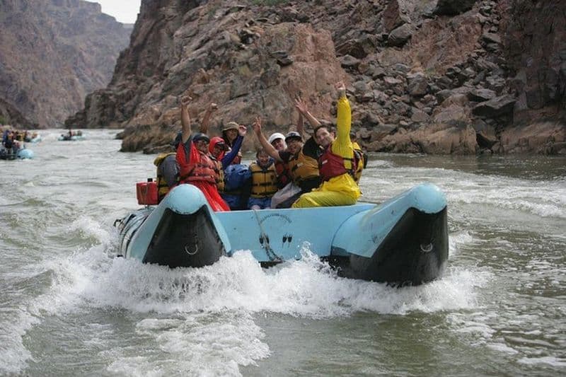 Rafting en eaux vives au Grand Canyon, au départ de Las Vegas