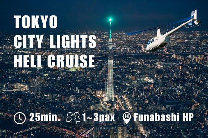 25 - Excursion en hélicoptère au Skytree de Min Tokyo et au Downtown City Lights