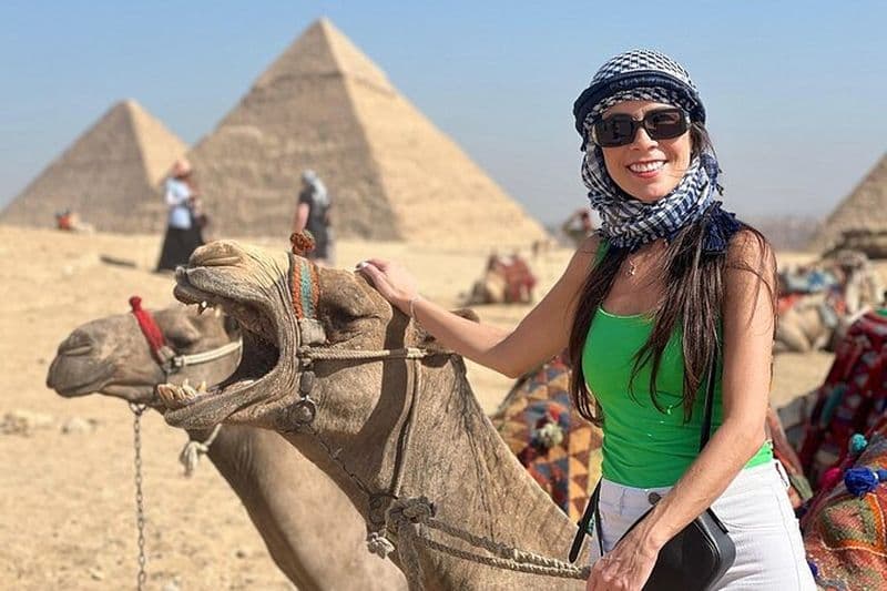 Visite privée des pyramides de Gizeh et du sphinx avec entrée facultative des pyramides