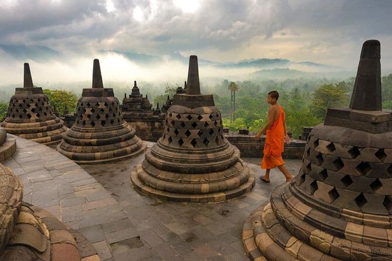 Billet Visite privée de Borobudur, du volcan Merapi et du temple de Prambanan