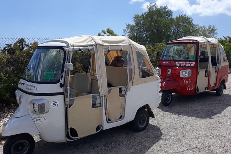 Visite guidée privée en tuk-tuk avec ramassage et débarquement d'Albufeira