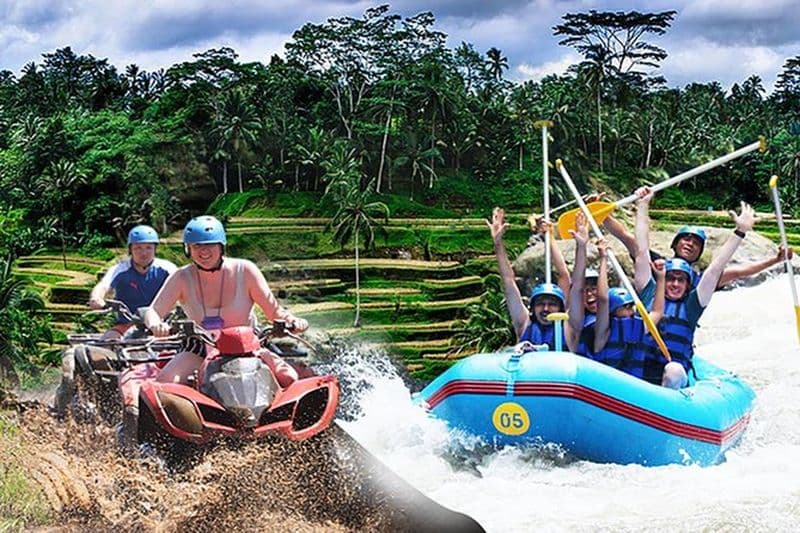 Excursion en quad et rafting en eaux vives à Bali