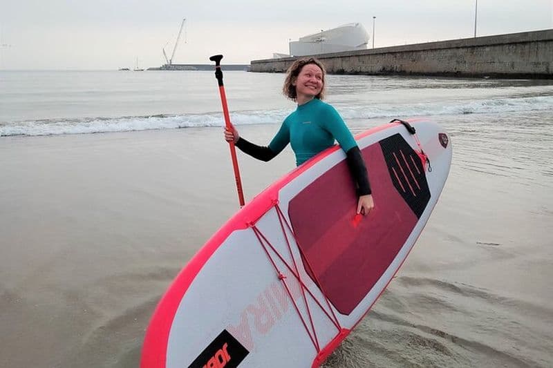 Cours de SURF PADDLE à la plage de Matosinhos