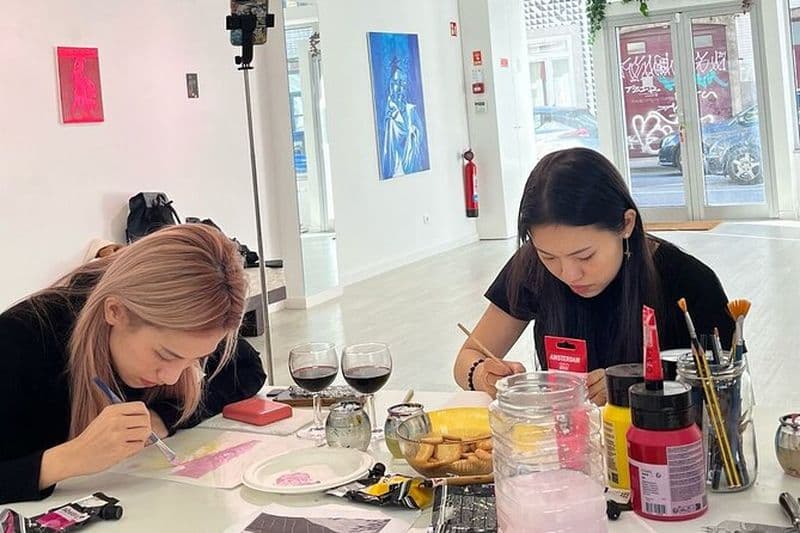 Porto: Atelier de peinture acrylique pour groupes à Antero de Quental