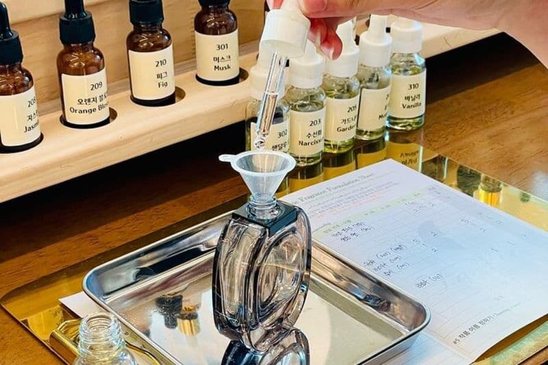 [Cheonan] Un cours de parfumerie pour capturer les souvenirs de voyage