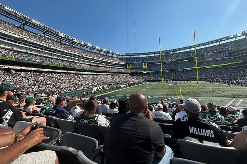 Match de football des Jets de New York au Metlife Stadium