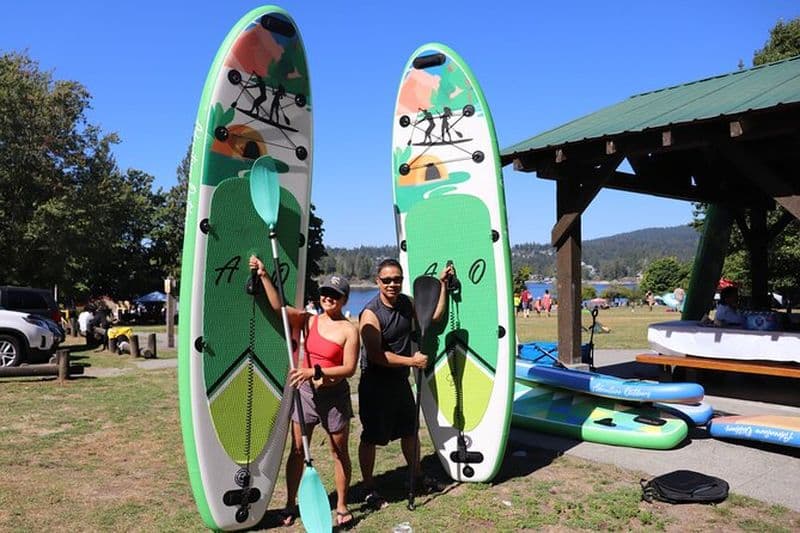 Forfait quotidien de location de SUP Paddleboard dans la région métropolitaine de Vancouver